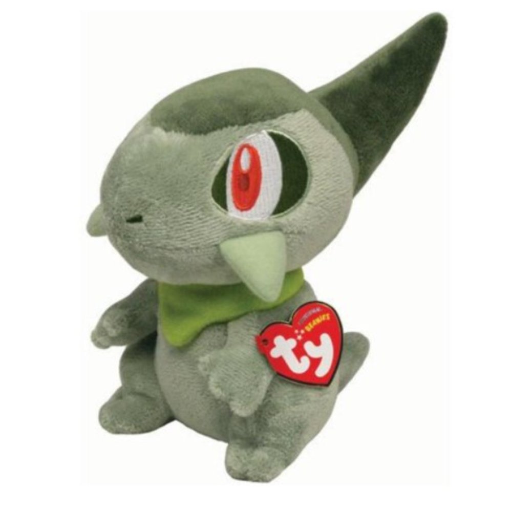 NWT Ty Beanie Baby Axew Pokémon Plush | 2011 UK Exclusive | Retired Nintendo